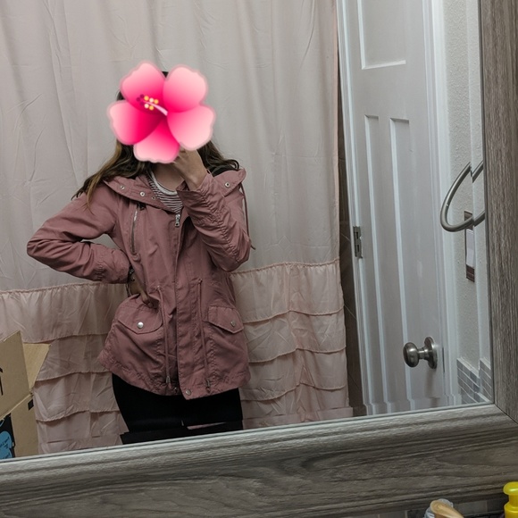 Mauve pink fall jacket - Picture 8 of 8